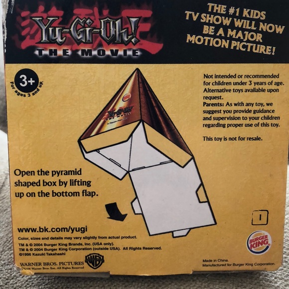 🔺Yu-Gi-Oh! Burger King 2004 Movie Collectible Toy - Picture 6 of 6